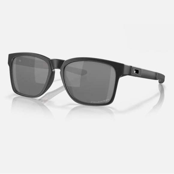 NEW OAKLEY Catalyst® (Low Bridge Fit) Black Iridium Lenses, Polished Black Frame - Picture 2 of 16